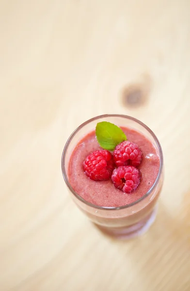 Himbeer-Smoothie — Stockfoto