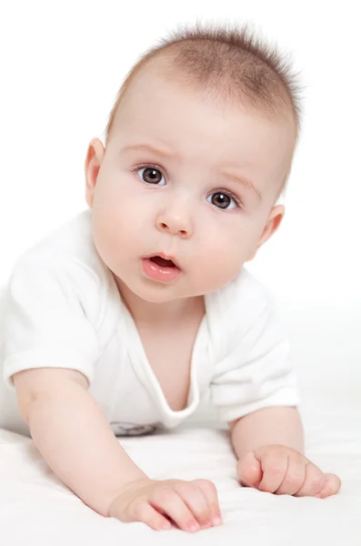 Confused baby Stock Picture