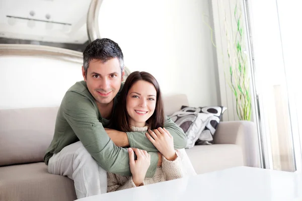 Handsome young couple — Stock Photo, Image