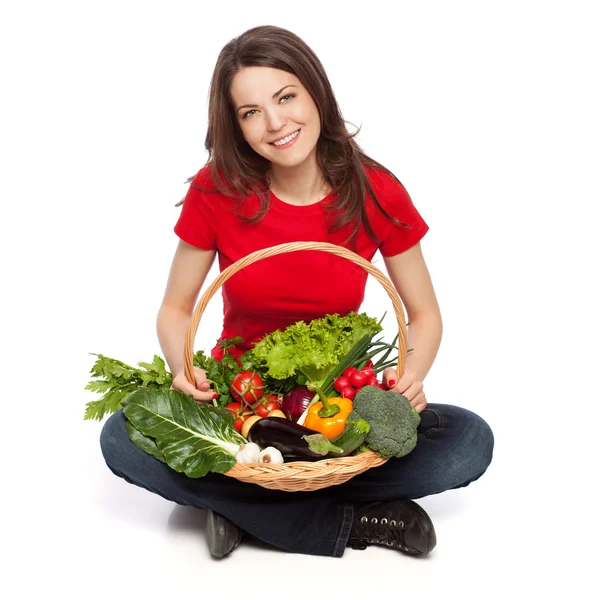 Colorful basket — Stock Photo, Image