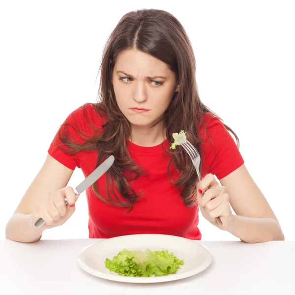 Hungry on a diet — Stock Photo, Image