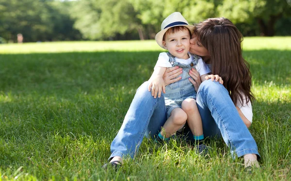 Mère et fils — Photo