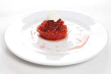 Kalın şurup Ayva fırında fırın