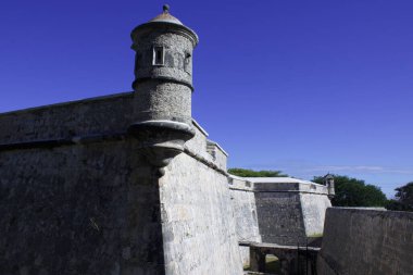 San Miguel kalesinin girişi Campeche, Meksika