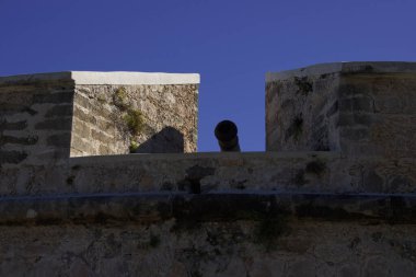 San Miguel kalesinin girişi Campeche, Meksika