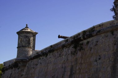 San Miguel kalesinin girişi Campeche, Meksika