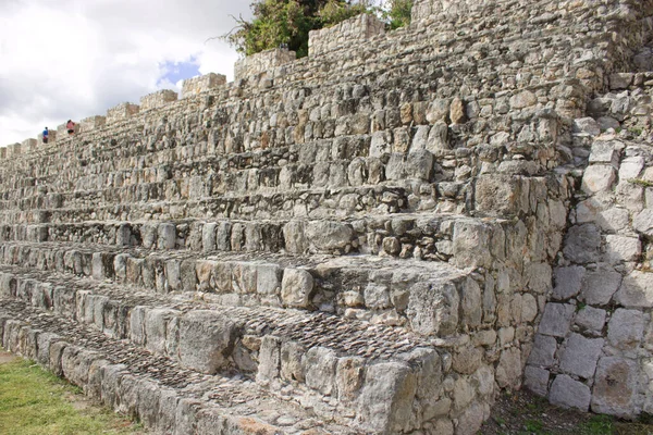 坎佩切的废墟 伊兹纳金字塔是玛雅人的考古遗址 2021年12月28日 墨西哥坎佩切 — 图库照片