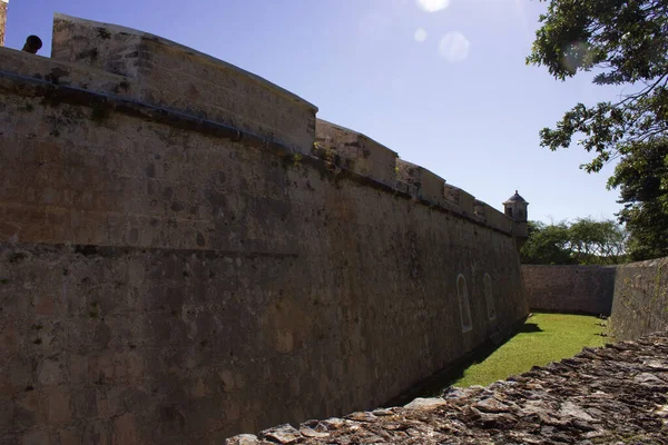 San Miguel Kalesi Girişi Campeche Meksika Aralık 2021 — Stok fotoğraf