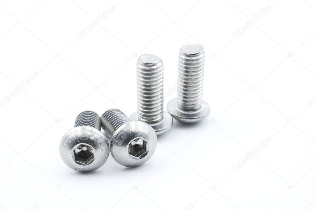 Stainless button head millimeter allen screw
