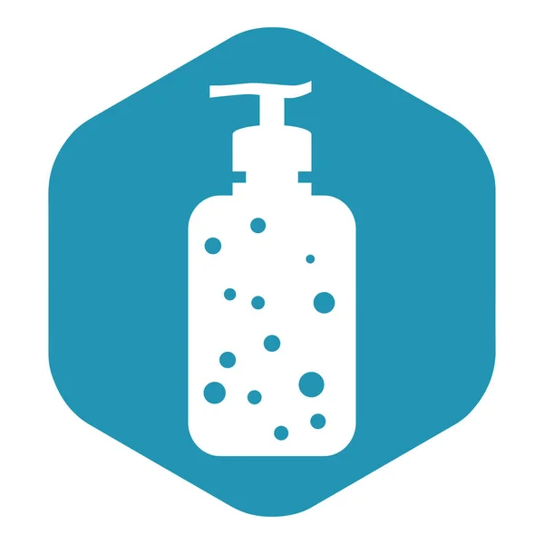 Flytande Tvålikon Flaska Med Dispenser För Flytande Tvål Eller Desinfektionsmedel — Stock vektor