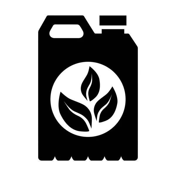 罐子里的肥料图标 用于园艺和农业的用于提高生长和产量的液体容器 在白色背景上以简约的风格孤立的矢量插图 — 图库矢量图片