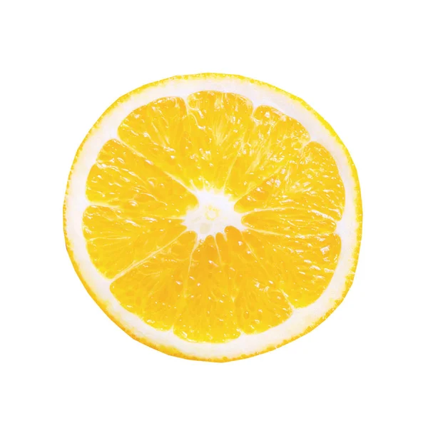 Sliced Lemon Slice Juicy Tropical Fruit Cut Half Lemon Citrus — 스톡 사진
