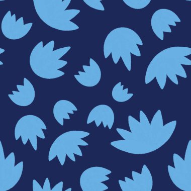 Çiçek deseni. Küçük çiçekli bir resim. Tekstil, baskı, giysi, ambalaj, dekor ve duvar kağıdı için çiçek ve yapraklarla yazdır.