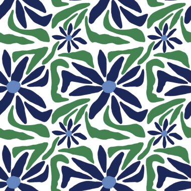 Çiçeksiz yüzey deseni. Küçük çiçekli bir resim. Tekstil, baskı, giysi, ambalaj, dekor ve duvar kağıdı için çiçek ve yapraklarla yazdır.