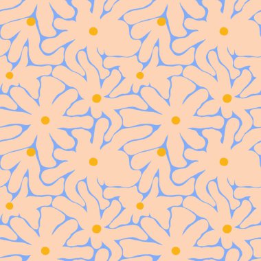 Modern egzotik bitkilerin tasviri. Yaratıcı kolaj modern çiçeksiz desen. Çiçekli moda şablonu ve tekstil, baskı, giysi, ambalaj, dekor ve duvar kağıdı için yapraklar.