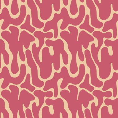 Tekstil, baskı, giysi, ambalaj, dekor ve duvar kağıtları için soyut arka planlar, hikayeler. Modern organik şekiller ve çizgiler. Soyut dikişsiz desen