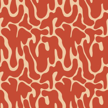 Tekstil, baskı, giysi, ambalaj, dekor ve duvar kağıtları için soyut arka planlar, hikayeler. Modern organik şekiller ve çizgiler. Soyut dikişsiz desen