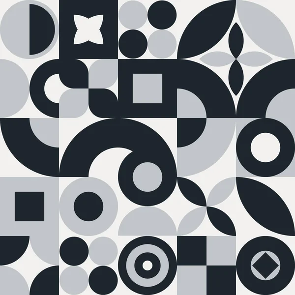 Koyu mavi ve gri geometrik desen. Kusursuz vektör arkaplanı.