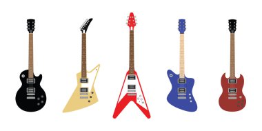 Vektörler kümesi elektro gitar
