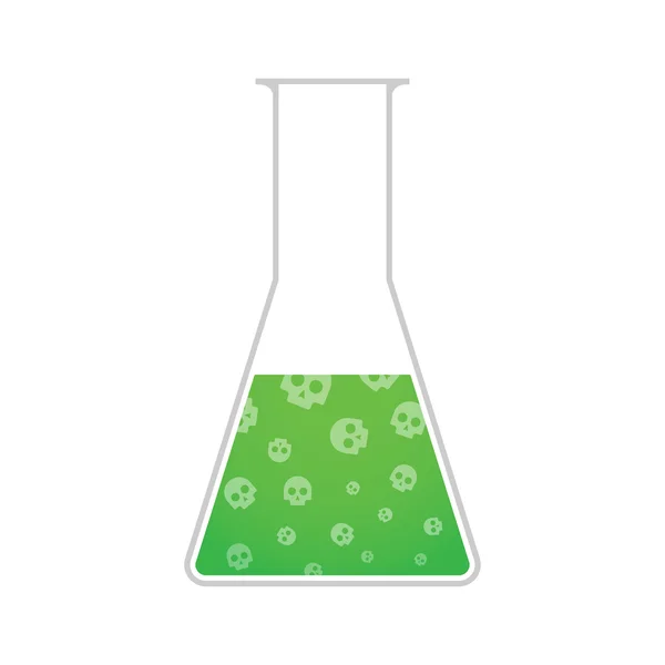 Chemisches Reagenzglas — Stockvektor