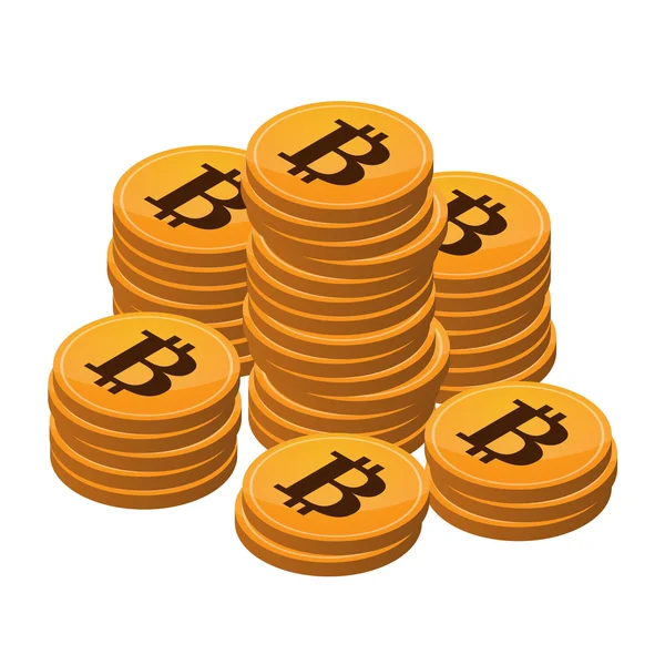 Öppen källkod pengar bitcoin — Stockfoto