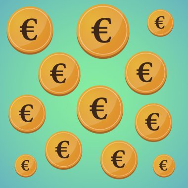 para birimi para kavramı illustraion