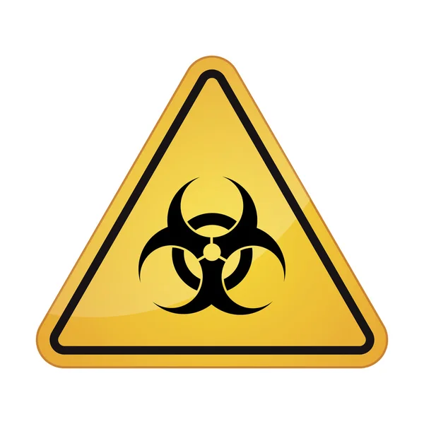 Illustration related to biological risk — Stock Vector