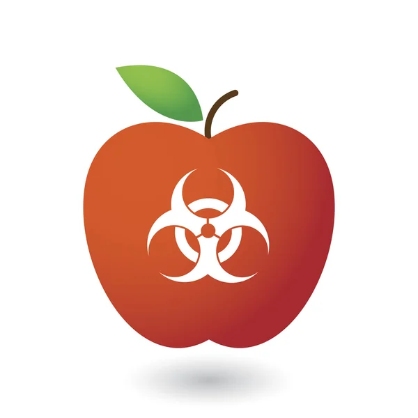 Apfelernährungs- und Gesundheitskonzept — Stockvektor