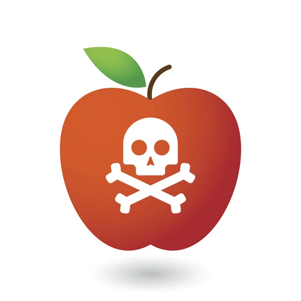 Alimenti Apple e concetto di salute — Vettoriale Stock