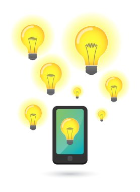 lightbulbs ile Smartphone
