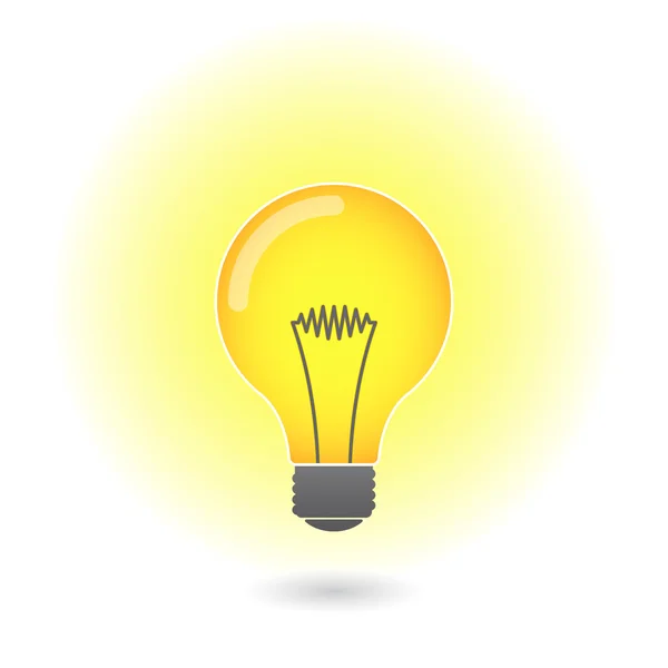 Lightbulb illustration — Stock Vector