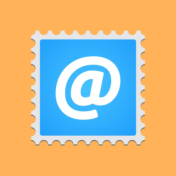 Poštovní známce s ikonou — Stockový vektor