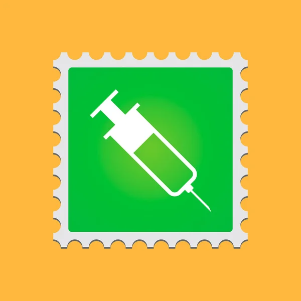 Post stempel met pictogram — Stockvector