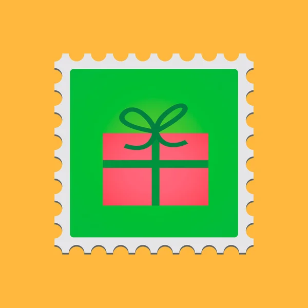 Post stempel met pictogram — Stockvector