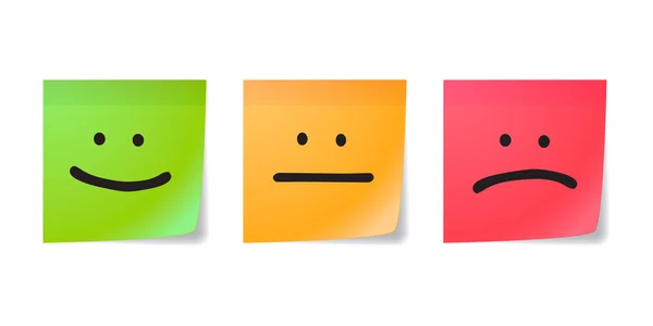 Posit con emoticonos — Vector de stock