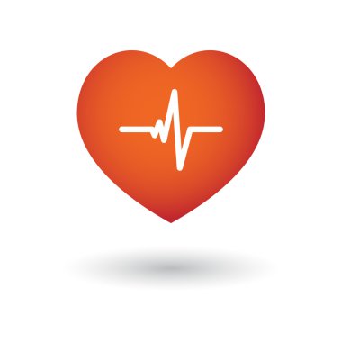 Heart beat icon clipart