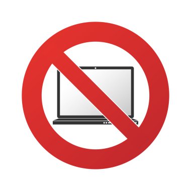 bir simge ile yasak sinyal