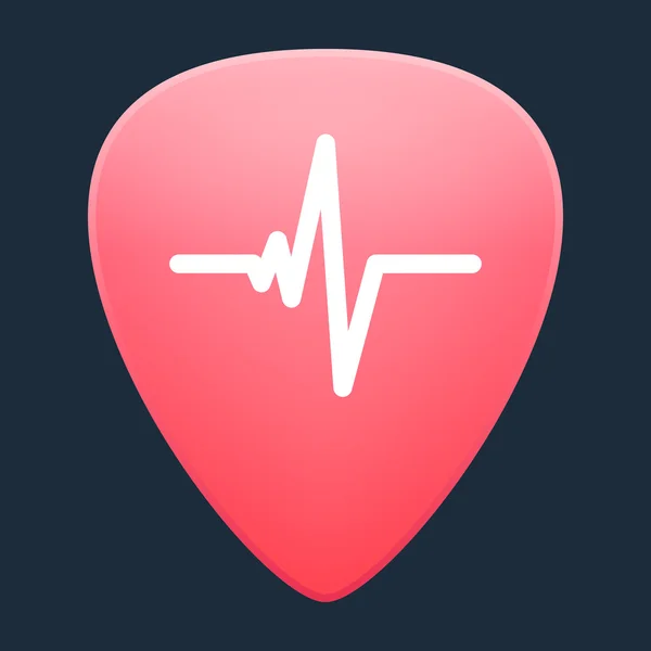 Guitar Pick Ikone — Stockvektor