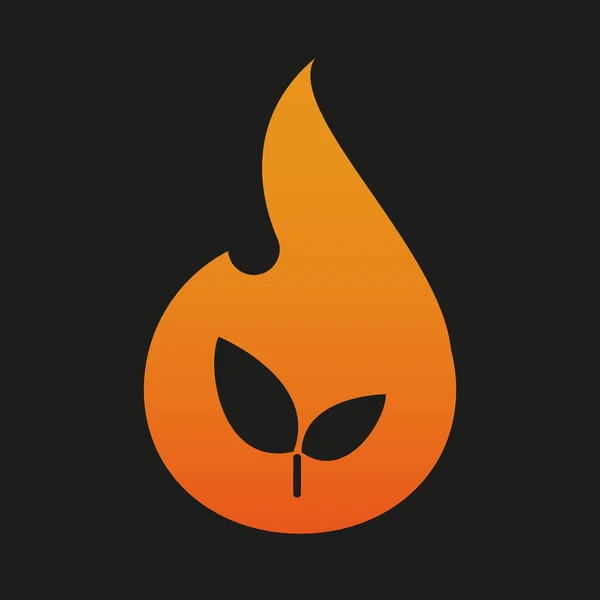Icono de llama — Archivo Imágenes Vectoriales