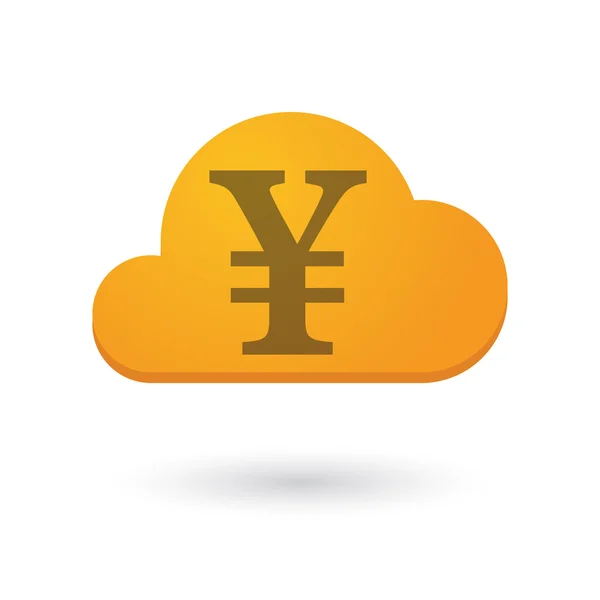 Cloud pictogram — Stockvector