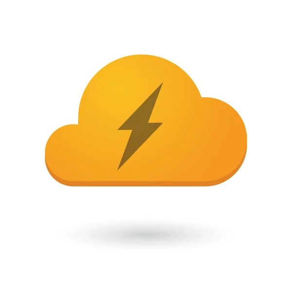 Cloud pictogram — Stockvector