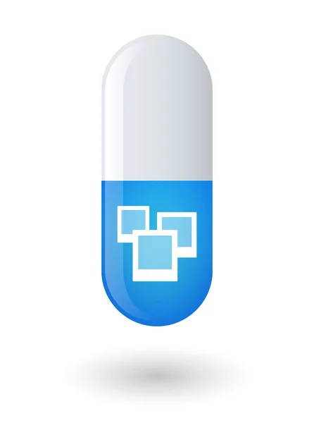 Pil pictogram — Stockvector