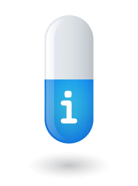 Pilulka ikona — Stockový vektor