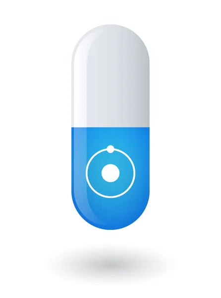 Icono de píldora — Vector de stock