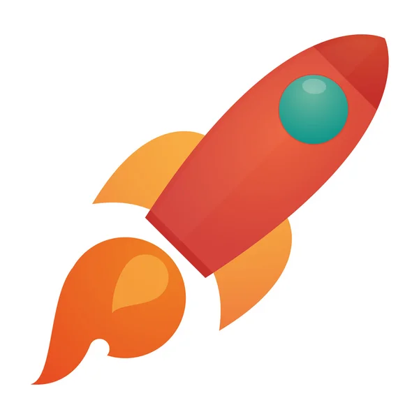 Rocket icon — Stock Vector