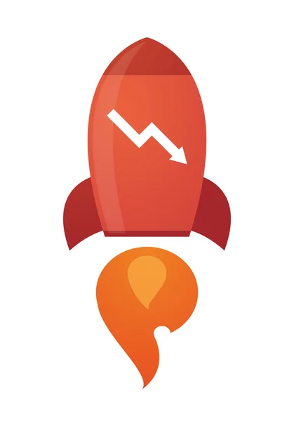 Rocket icon — Stock Vector