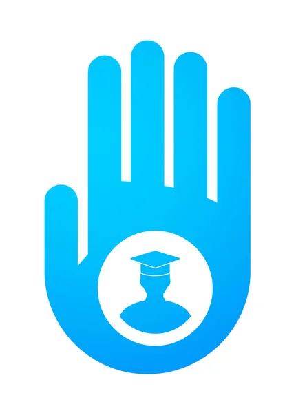 Icona della mano — Vettoriale Stock
