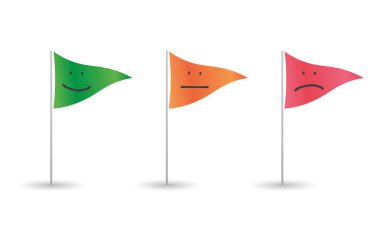 Flags set clipart