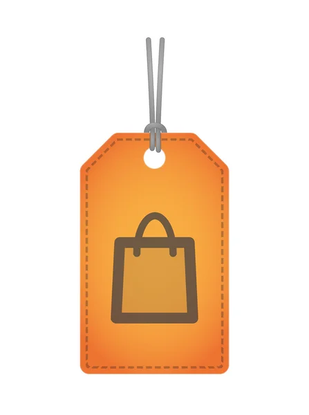 Shopping product label icon — Stock Vector