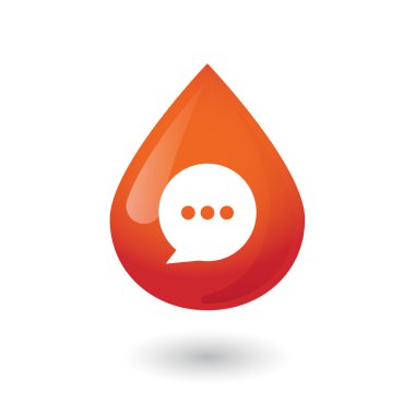 kan damlası simgesi